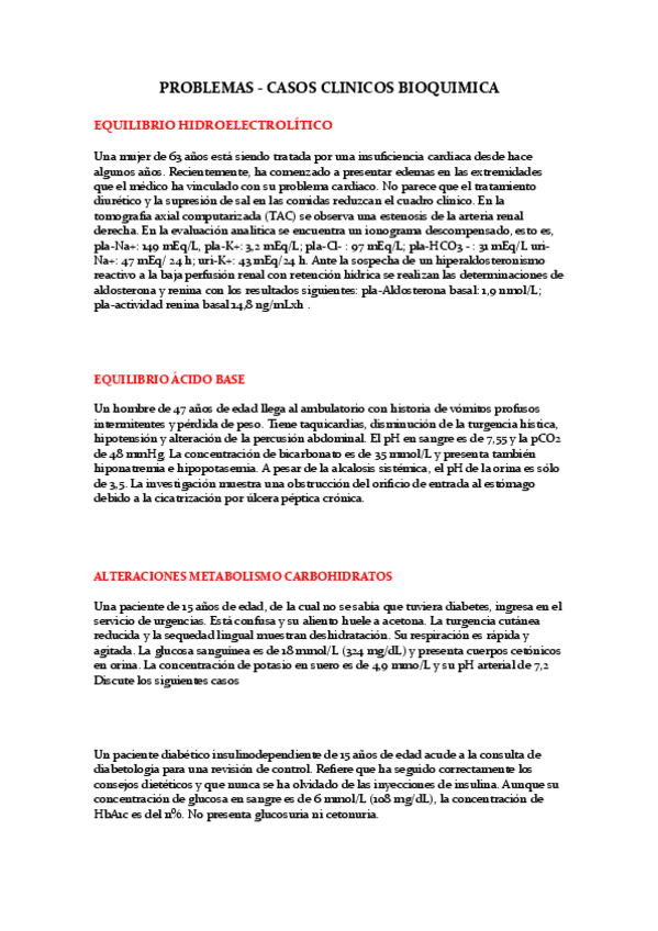 Miniatura del documento PROBLEMAS - CASOS CLINICOS BIOQUIMICA.pdf