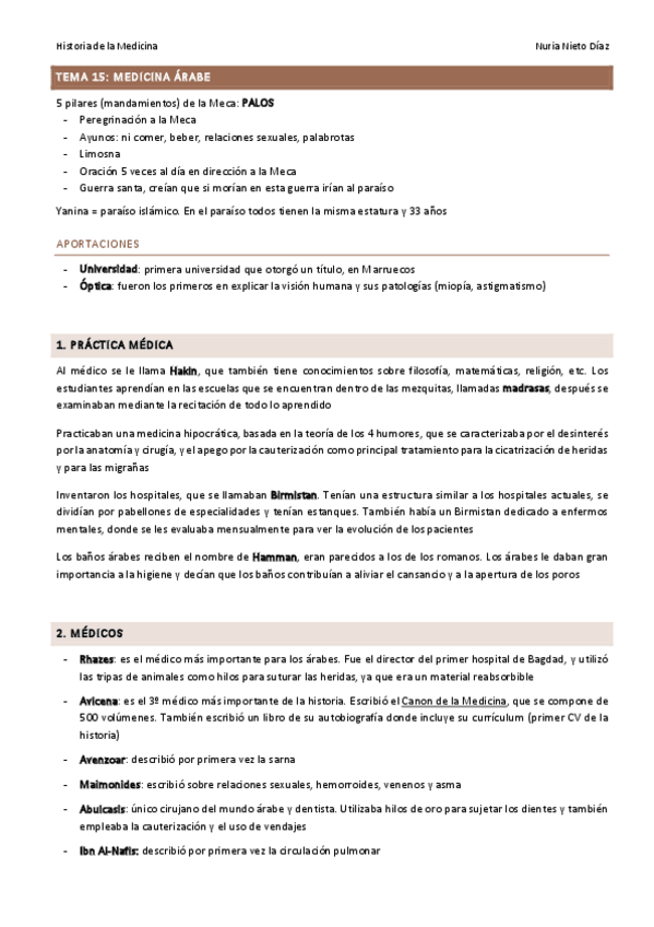 Miniatura del documento TEMA 15 - Medicina árabe.pdf