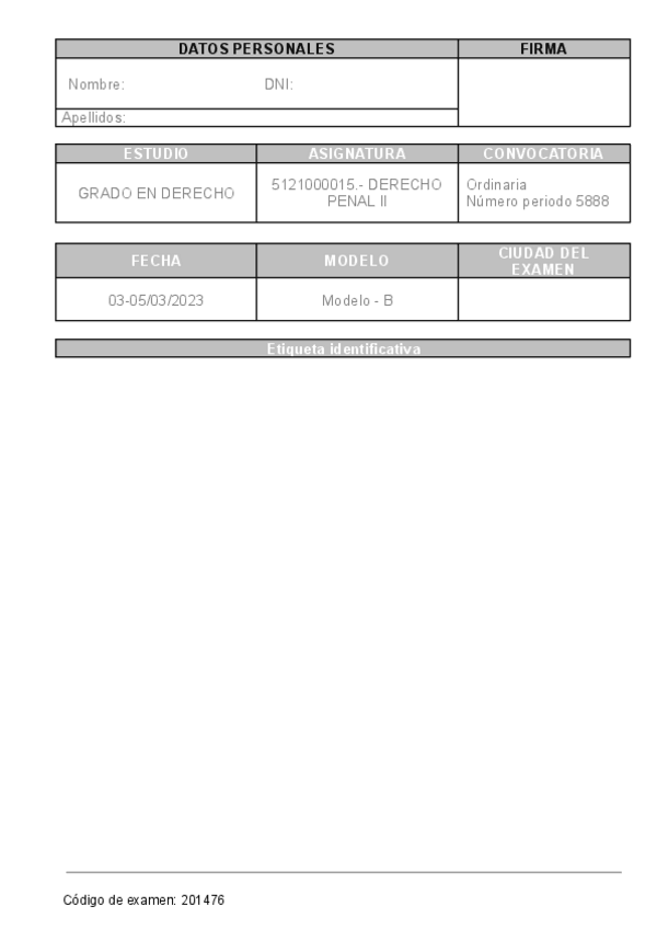 Miniatura del documento Corrección del Examen de Derecho Penal II en la Sala de Revisión. Modelo B Marzo 2023.pdf