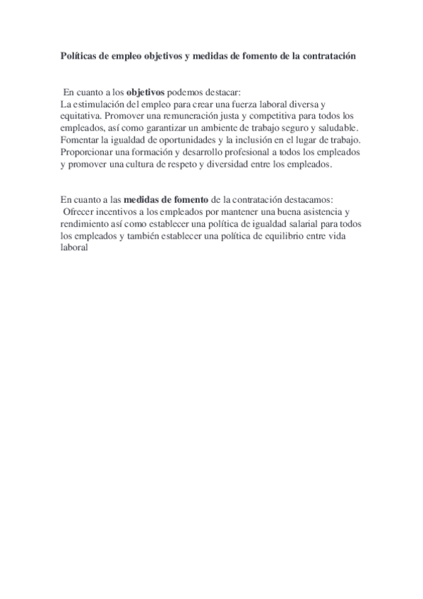 Miniatura del documento Politicas-de-empleo-objetivos-y-medidas-de-fomento-de-la-contratacion.docx