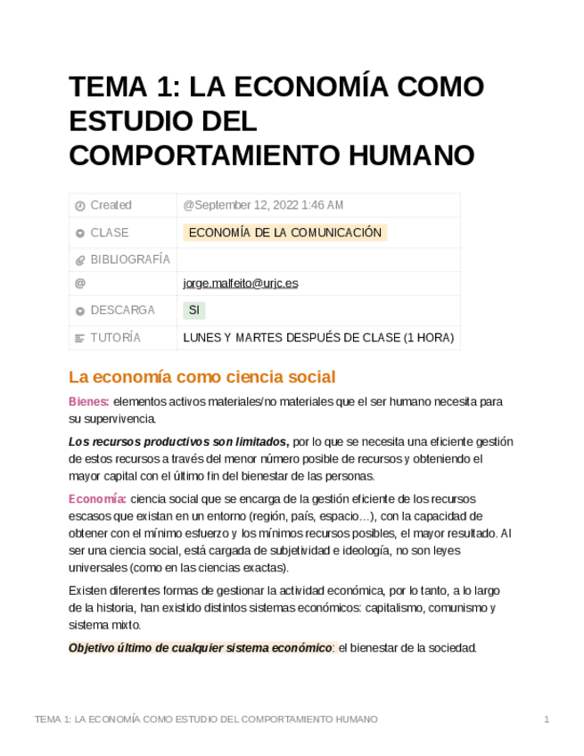 Miniatura del documento TEMA1LAECONOMACOMOESTUDIODELCOMPORTAMIENTOHUMANO.pdf