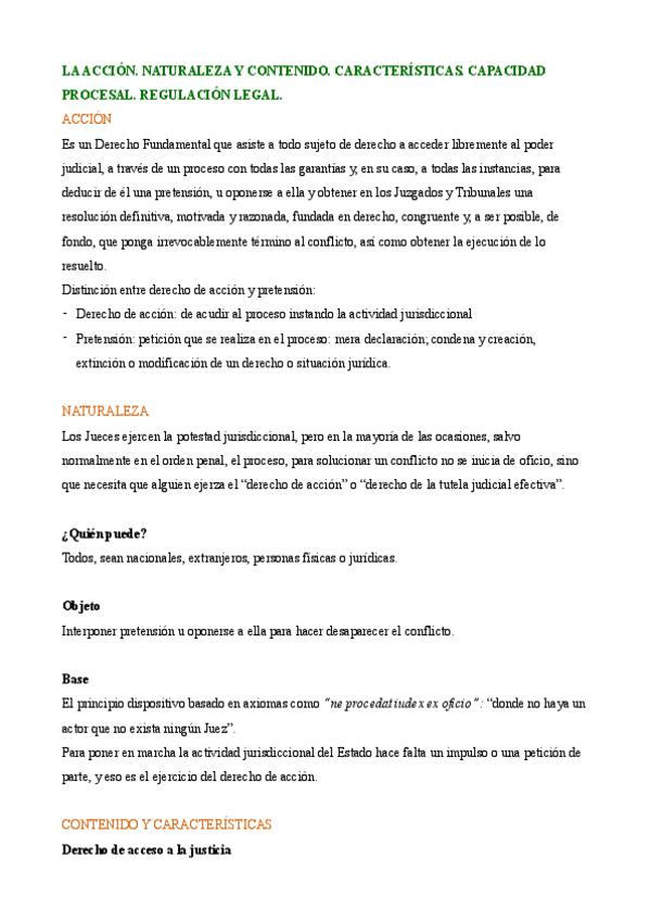 Miniatura del documento Tema-5-La-Accion.-Naturaleza-y-Contenido.-Caracteristicas.-Capacidad-Procesal.-Regulacion-Legal.pdf