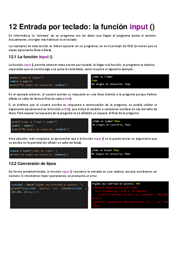 Miniatura del documento Tema-12-Python-Entrada-por-teclado-y-la-funcion-input.pdf