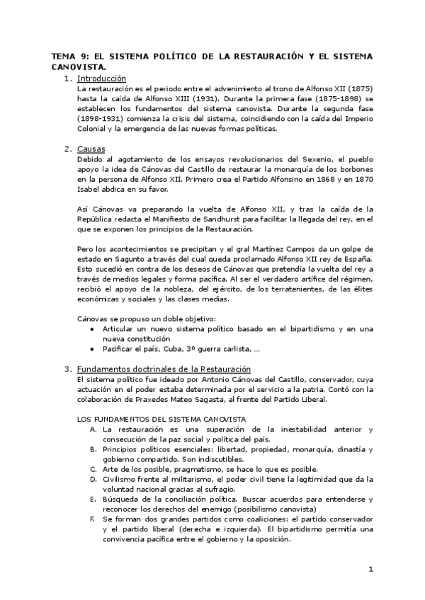 Miniatura del documento Tema-9.-EL-SISTEMA-POLITICO-DE-LA-RESTAURACION-Y-EL-SISTEMA-CANOVISTA.pdf