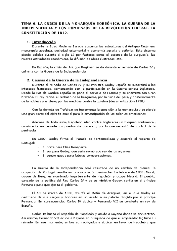 Miniatura del documento TEMA-6.-LA-CRISIS-DE-LA-MONARQUIA-BORBONICA.-LA-GUERRA-DE-LA-INDEPENDENCIA-Y-LOS-COMIENZOS-DE-LA-REVOLUCION-LIBERAL.-LA-CONSTITUCION-DE-1812..pdf