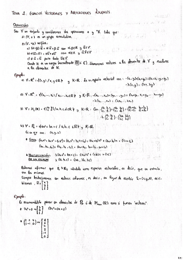 Miniatura del documento ÁLGEBRA: T.2 (Espacios Vectoriales).pdf