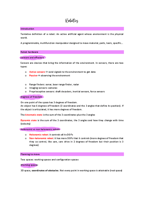 Miniatura del documento Intro to AI: 4.Robotics.pdf