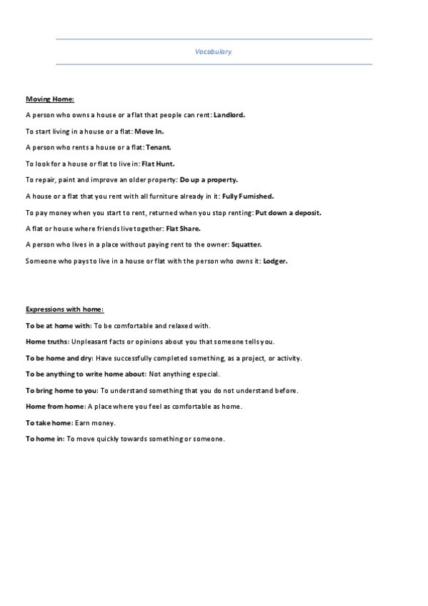 Miniatura del documento Reported-Speach-and-House-vocabulary..pdf