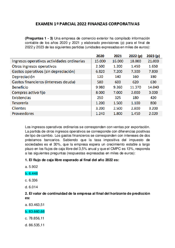 Miniatura del documento EXAMEN-1o-PARCIAL-2022-FINANZAS-CORPORATIVAS-solucion.pdf
