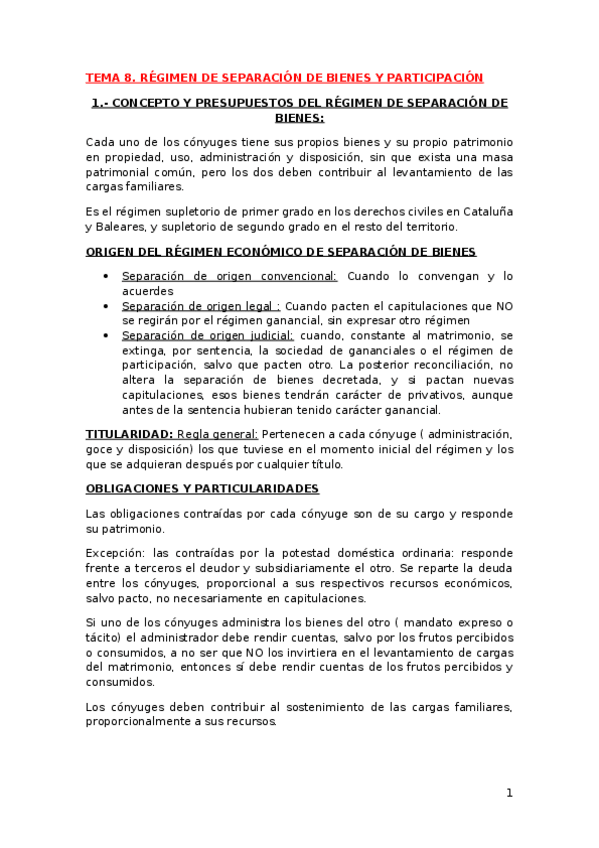 Miniatura del documento TEMA 8. REGIMEN DE SEPARACION DE BIENES Y PARTICIPACIÓN.docx
