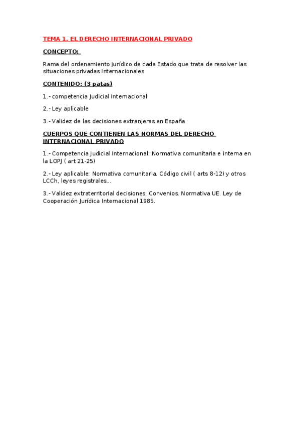 Miniatura del documento RESUMEN TEMA 1. EL DERECHO INTERNACIONAL PRIVADO.docx