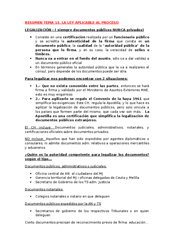 Miniatura del documento RESUMEN TEMA 13.  LA LEY APLICABLE AL PROCESO.docx