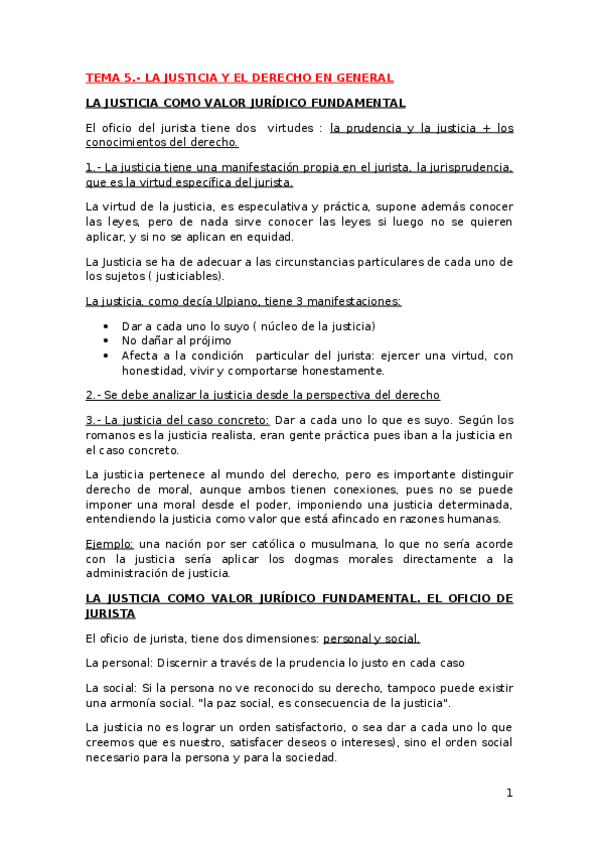 Miniatura del documento TEMA 5. LA JUSTICIA Y EL DERECHO EN GENERAL.docx