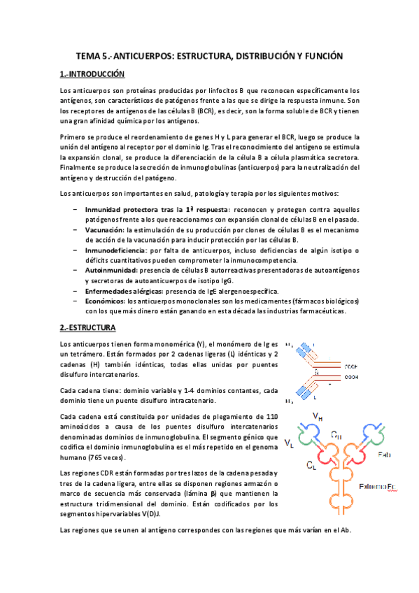 Miniatura del documento Tema 5.-Anticuerpos.pdf