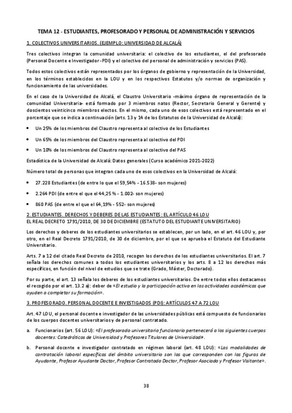 Miniatura del documento TEMA 12. Estudiantes, profesorado y personal de administración y servicios.pdf