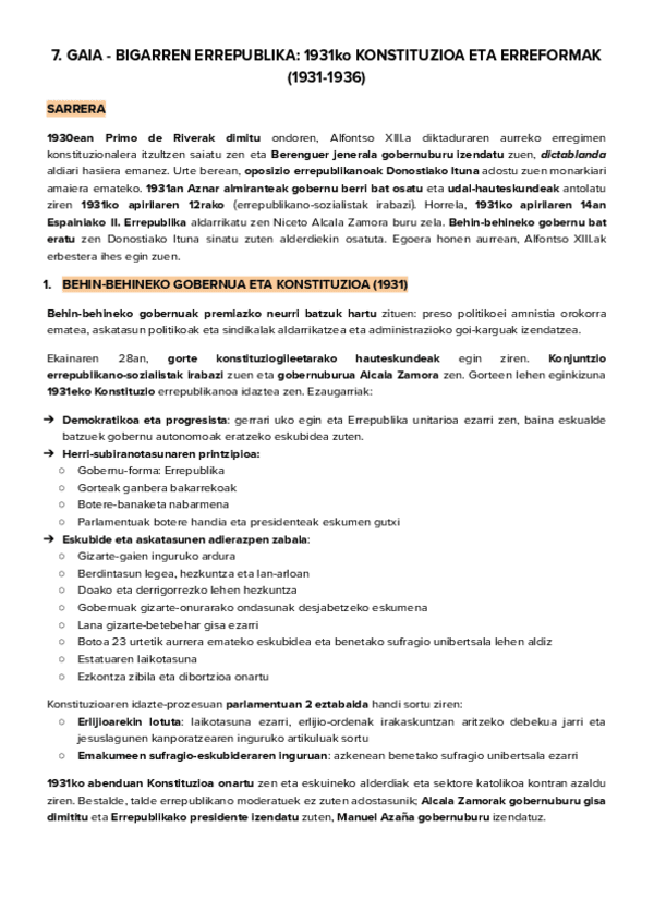 Miniatura del documento 7.-BIGARREN-ERREPUBLIKA-1931ko-KONSTITUZIOA-ETA-ERREFORMAK-1931-1936.pdf