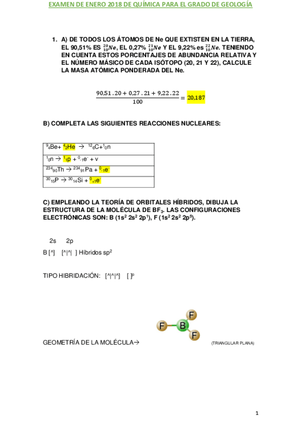 Miniatura del documento EXAMEN ENERO 2018 DE QUÍMICA GENERAL (REALIZADO).pdf