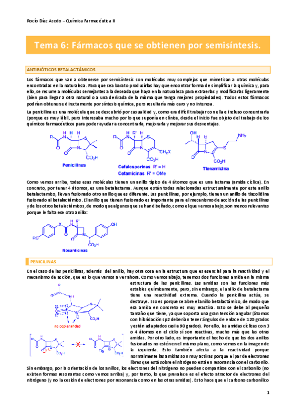 Miniatura del documento Tema 6 - Fármacos que se obtienen por semisíntesis.pdf