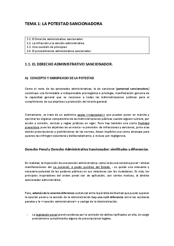 Miniatura del documento Tema 1 - La Potestad Sancionadora.pdf