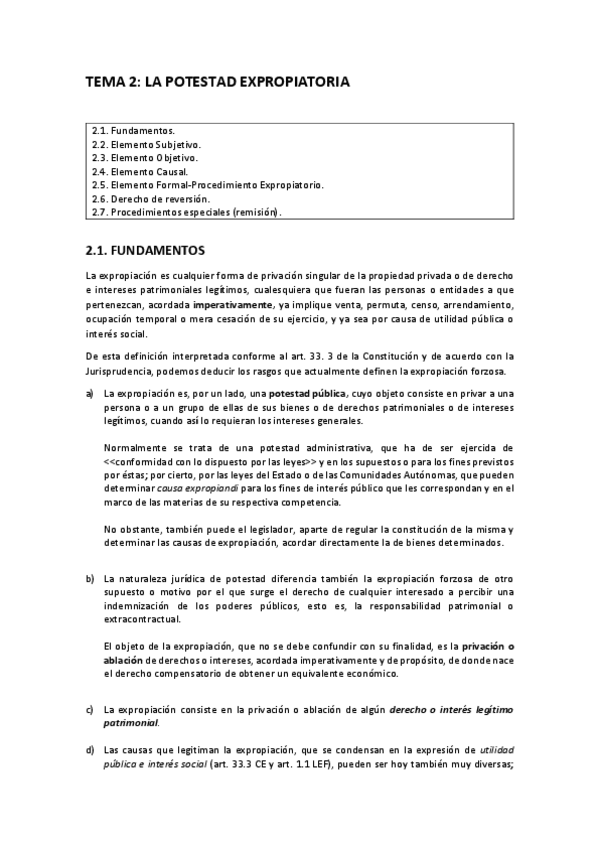 Miniatura del documento Tema 2 - La Potestad Expropiadora.pdf
