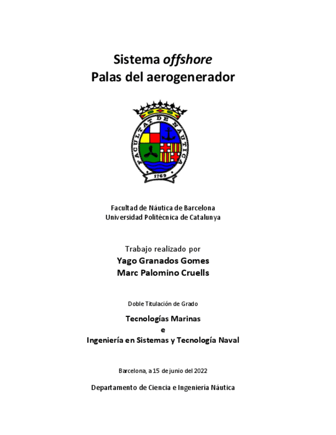 Miniatura del documento Sistema offshore - Palas del aerogenerador.pdf