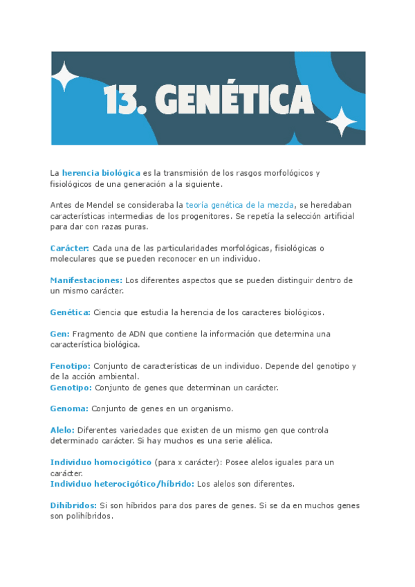 Miniatura del documento Bio-tema-13.-GENETICA-MENDELIANA.pdf
