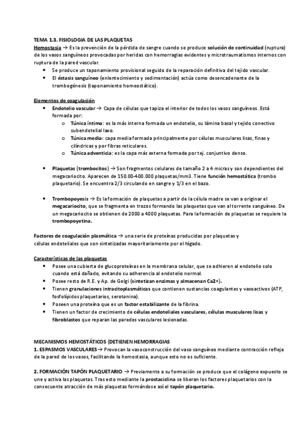 Miniatura del documento LA SANGRE. PLAQUETAS. TEMA 1.3.pdf