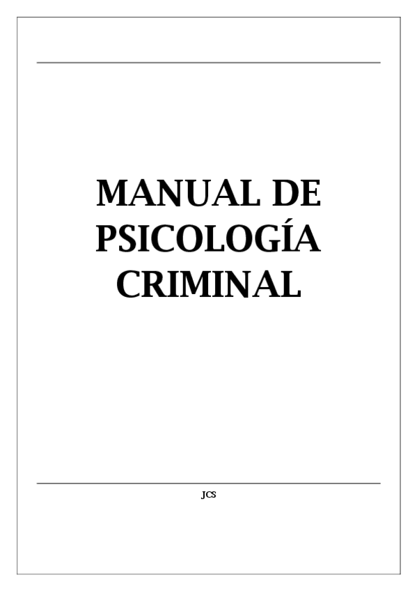 Miniatura del documento Manual de Psicología Criminal.pdf