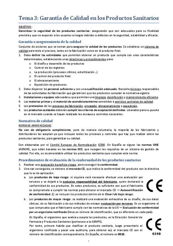 Miniatura del documento Tema 3. Garantía de calidad en los Productos Sanitarios.pdf