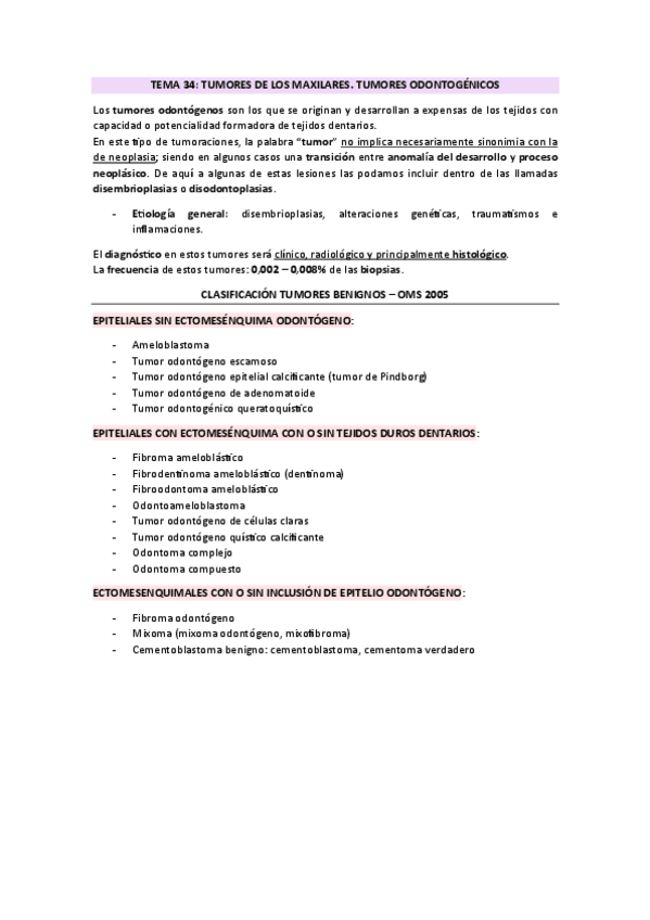 Miniatura del documento TEMA-34-Tumores-de-los-maxilares.-Odontogenicos.pdf
