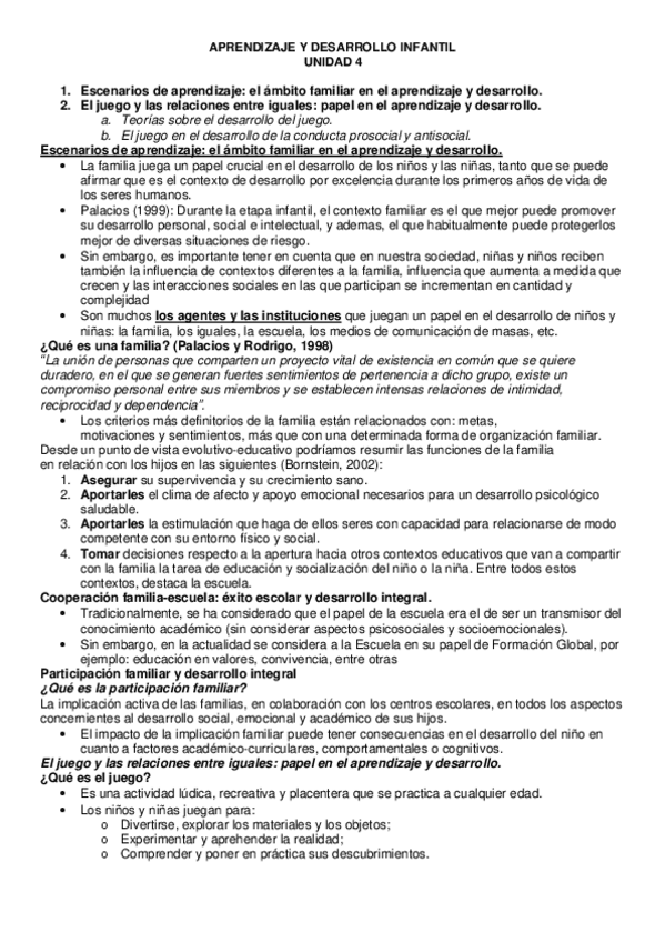 Miniatura del documento Tema 4. Construyendo la identidad y un sentido de convivencia. Juego, relaciones entre iguales y amistades infantiles. Conducta prosocial y antisocial..pdf