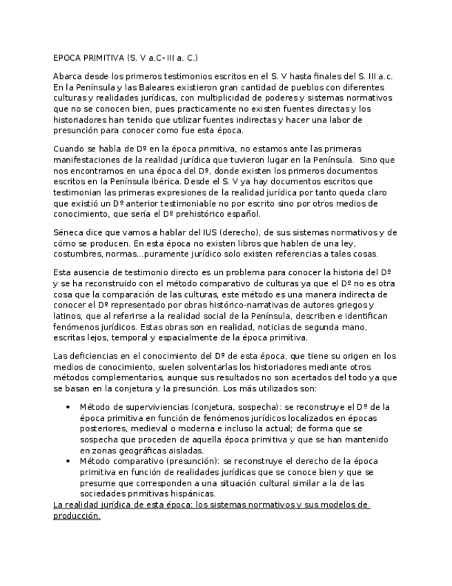Miniatura del documento historia del derecho 1º PARTE.doc