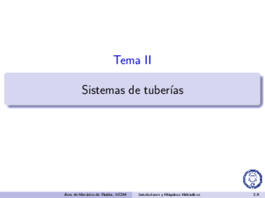 Miniatura del documento Hidráulica (Teoría) - 2 Sistemas de tuberias.pdf