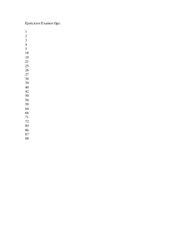 Miniatura del documento Ejericicios Examen Oge.doc