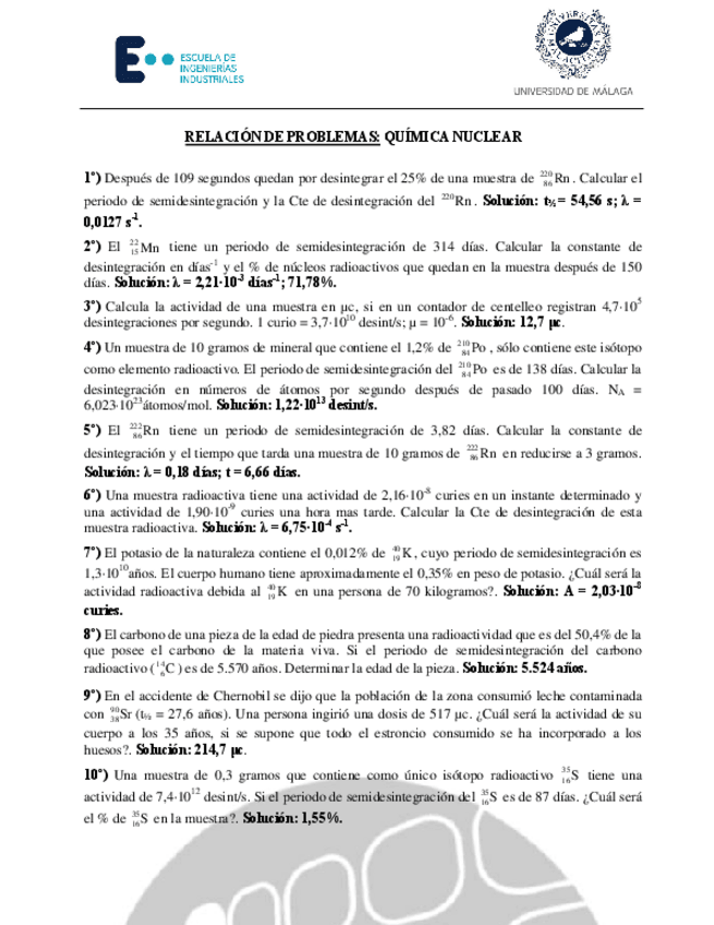 Miniatura del documento Relacion-Problemas-Radioactividad.pdf
