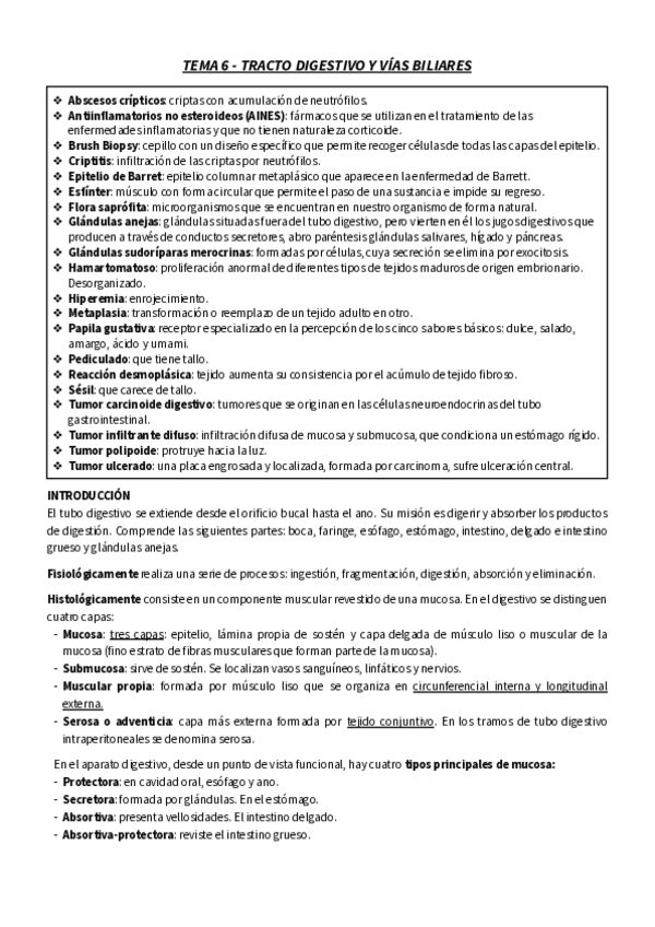 Miniatura del documento T.6-RESUMEN-CITO-TRACTO-DIGESTIVO-Y-VIAS-BILIARES.pdf
