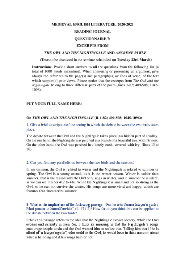 Miniatura del documento QUESTIONNAIRE-7-ON-EXCERPTS-FROM-THE-OWL-AND-THE-NIGHTINGALE-AND-ANCRENE-RIWLE.pdf