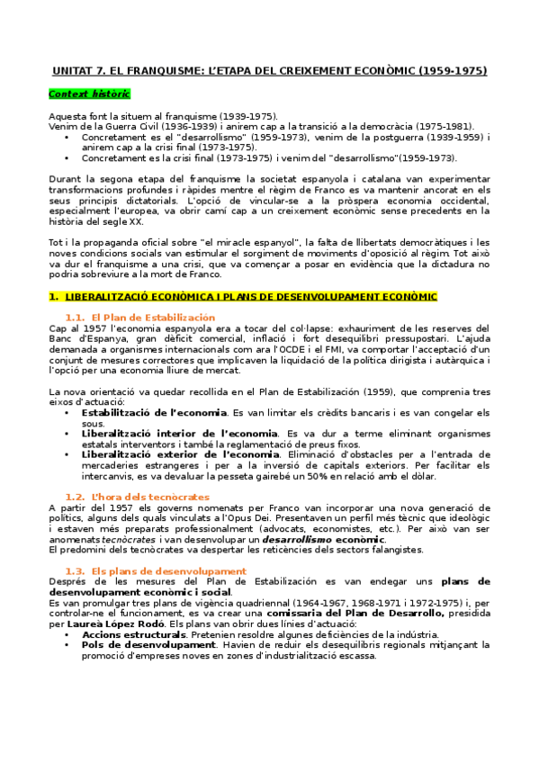 Miniatura del documento UNITAT-7.-Franquisme-II.docx
