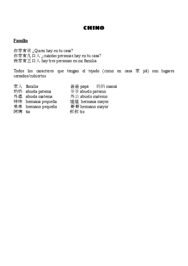 Miniatura del documento Chino - Familia.pdf