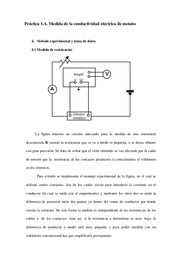 Miniatura del documento Práctica 1.A. Medidas de la conductividad eléctrica de metales.pdf