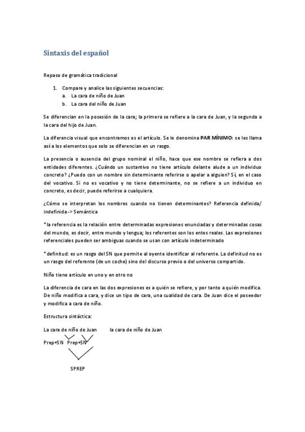 Miniatura del documento Sintaxis del español apuntes parte 1.pdf