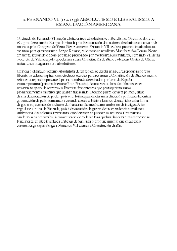 Miniatura del documento 2.-Fernando-VII.-1814-1833-Absolutismo-e-liberalismo.-A-emancipacion-americana.-s.XIX.pdf
