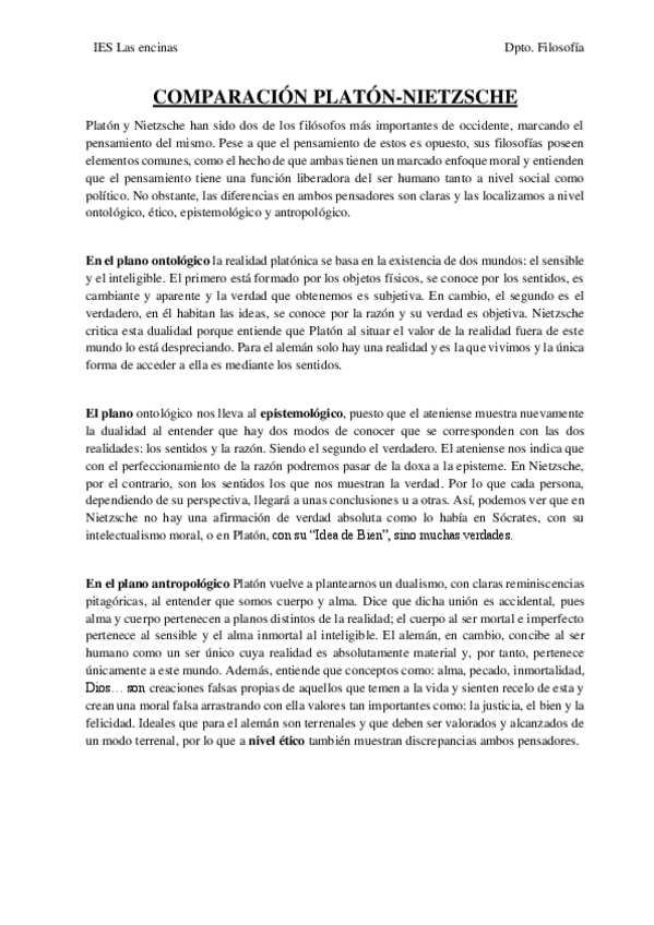 Miniatura del documento Comparación Platón-Descartes-Nietzsche (FILOSOFÍA).pdf