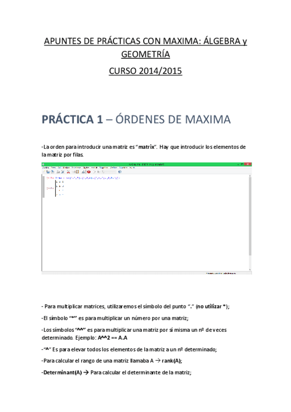 Miniatura del documento APUNTES PRÁCTICAS ÁLGEBRA CON MAXIMA.pdf