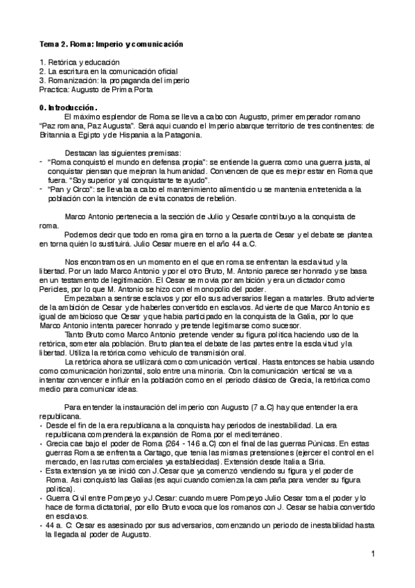 Miniatura del documento Tema 2 roma imperio y comunicacion .pdf
