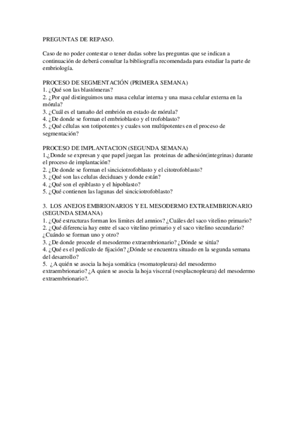 Miniatura del documento EMBRIOLOGIA PREGUNTAS DE REPASO.doc