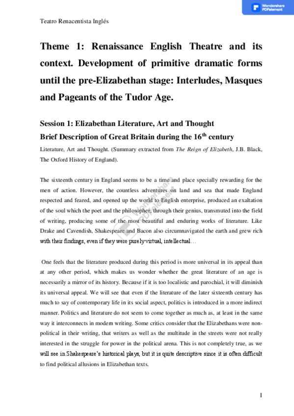 Miniatura del documento UNIT-1-Renaissance-English-Theatre-and-its-context.-Development-of-primitive-dramatic-forms-until-the-pre-Elizabethan-stage-Interludes-Masques-and-Pageants-of-the-Tudor-Age..pdf