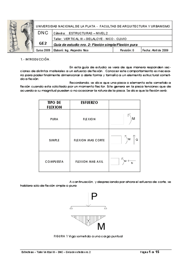 Miniatura del documento 02 - Flexión simple - Flexión pura.pdf