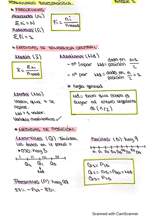 Miniatura del documento Formulario-Bioestadistica-Bloque-1.pdf