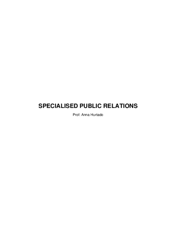 Miniatura del documento SPECIALISED PUBLIC RELATIONS notes.pdf
